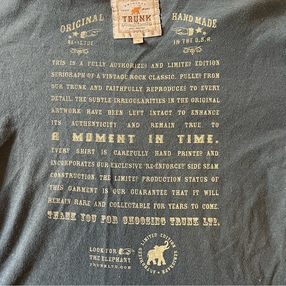 Trunk LTD Madonna Who’s that Girl 1987 World Tour tee shirt size 2 burnout black - Picture 8 of 11